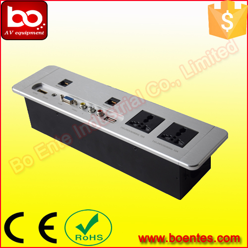 Multiple Hotel Wall Mount Media Hub Socket / Wall Mount Media Jack