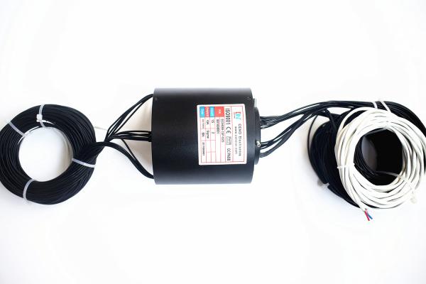 Quality Testing Equipment High Speed Slip Ring 38mm Through Hole 15 Circuits for sale