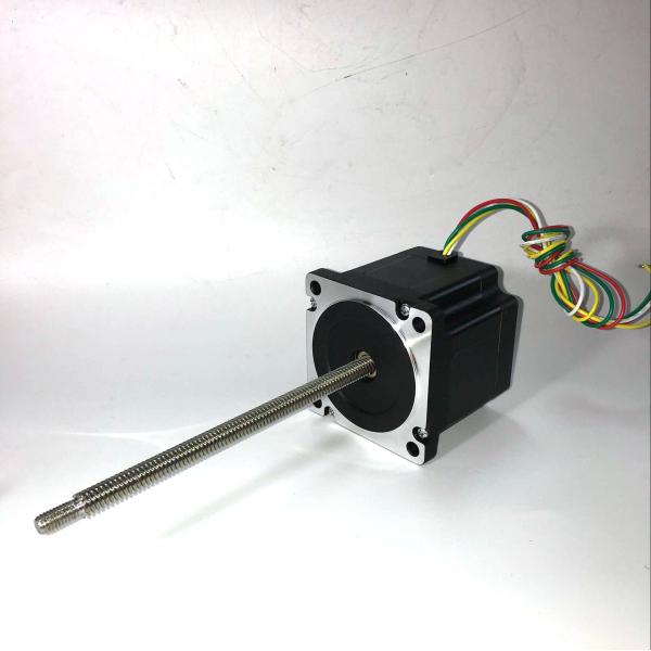 High Torque 3.1N M 1.8° Nema 23 Stepper Motor With Linear Actuator Screw Rod