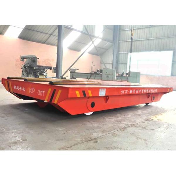 Motorless 25t Forklift Material Transfer Carts On Turning Rails Customised Size