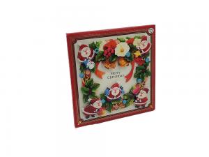 China 3D Softcover Recordable Greeting Cards For Christmas Greeting on sale