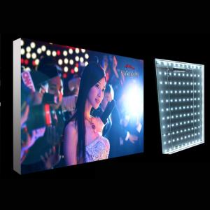 China Aluminum SEG Backlit Fabric Lightbox Single Side Silicone Edge  For Store Display on sale