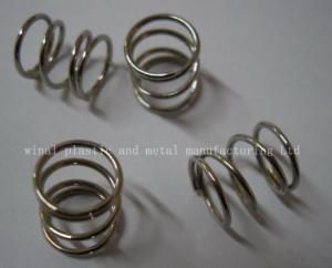 Wholesale Compressed spring,pressure spring,Spring steel,size and plating as per drawing or request. from china suppliers