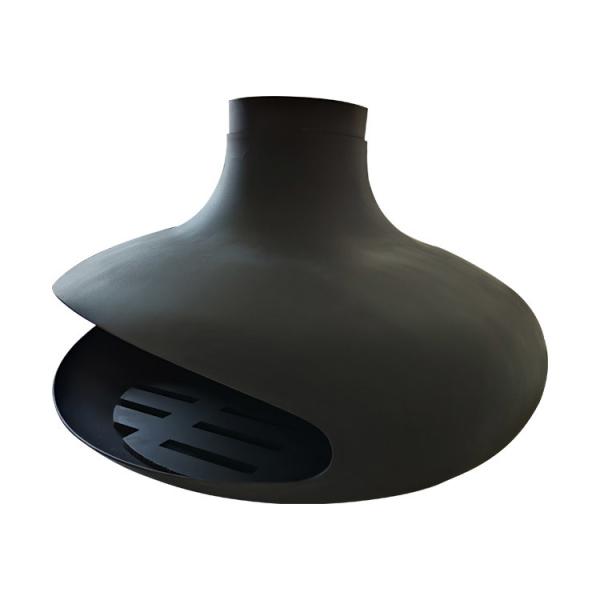 Quality Thickness 3mm Wood Burning Fire Pits ISO9001 Suspended Log Burner for sale