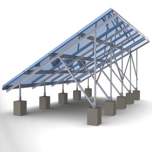 Wholesale 60m/s Solar Panel Ground Mounting Systems For Photovoltaic PV Array SGS Approved from china suppliers