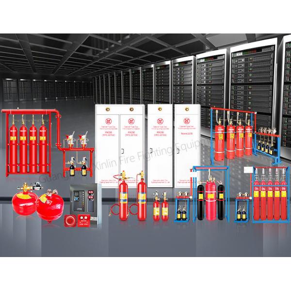 80L 90L IG541 Inert Gas Fire Suppression System For Storage Tank Room