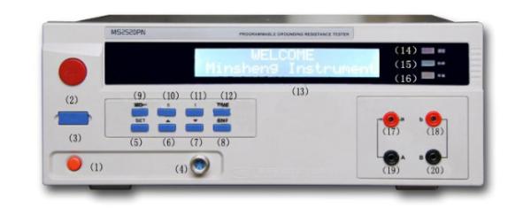 Quality MS2520PN Program Control Ground Resistance Tester for sale