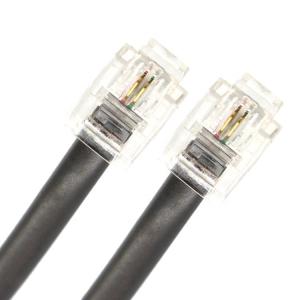 China RJ11 To RJ11 6P2C Intercom ADSI Telephone Cable on sale