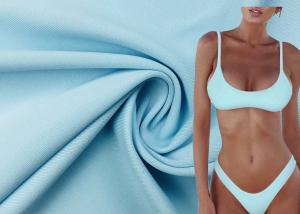 China Smooth Breathable Polyester Lycra Fabric 4 Way Stretch For Sportswear on sale