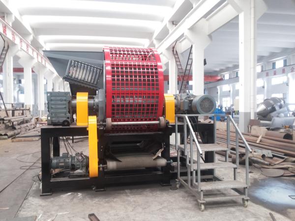Quality Double Shaft Tire Shredder rubber Shredder，Tire Shredder, Tire Crusher,Tire Shredding Machine- For Tire Recycling Plant for sale