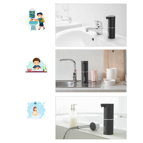 Fashionable Non - Contact Automatic Foam Soap Dispenser Rechargeable CE
