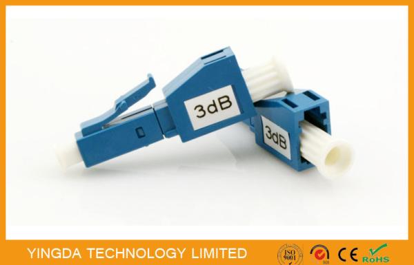 Quality Male to Female Fiber Optic 3dB 10dB 15dB 20dB Attenuator LC / UPC , F-M Attenuator for sale