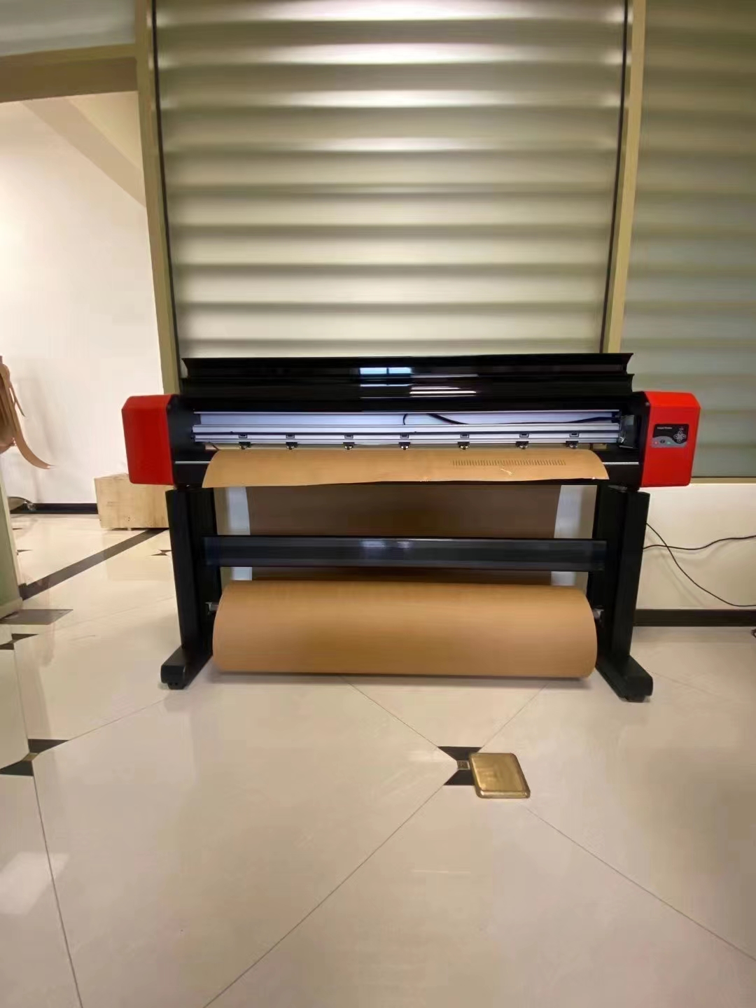 Network Port 120 SQM/H Speed Inkjet Printing Plotter With Super 350ml Big Ink Tank