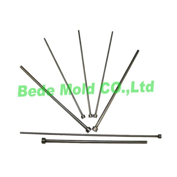 Nitrided SKD61 Straight Ejector Pins Hot Die Steel Injection Molding Pins