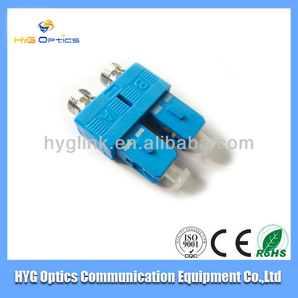 Ceramic Audio Apc Sc Bare Fiber Optic Adapter For Connection