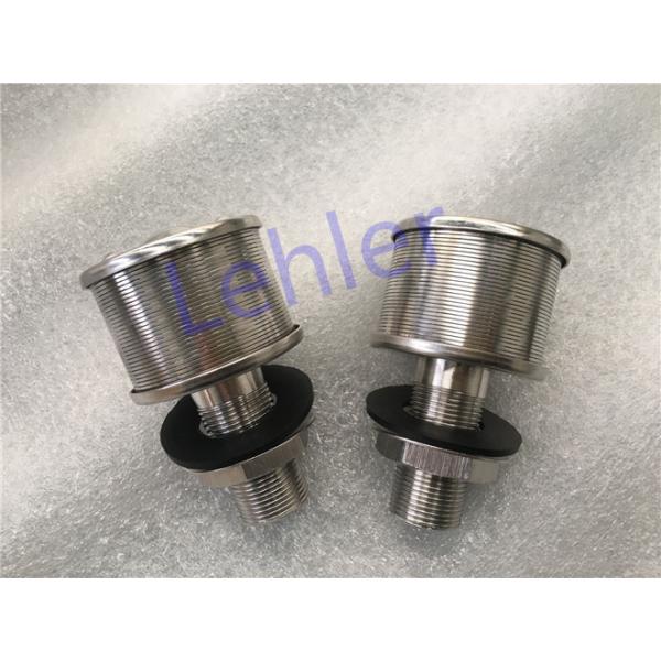 316L Sand Filter Nozzles , Wire Screen Filter Nozzle Easy To Clean By Backwash