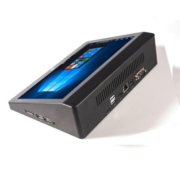 Quality 10.1 Embedded Industrial Fanless Mini Pc RS232 DB9 Port CPU Z8350 Quad Core for sale