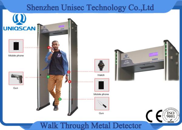 Quality 18 Zones Archway Metal Detector 255 sensitivity Security Walk Through Gate for sale