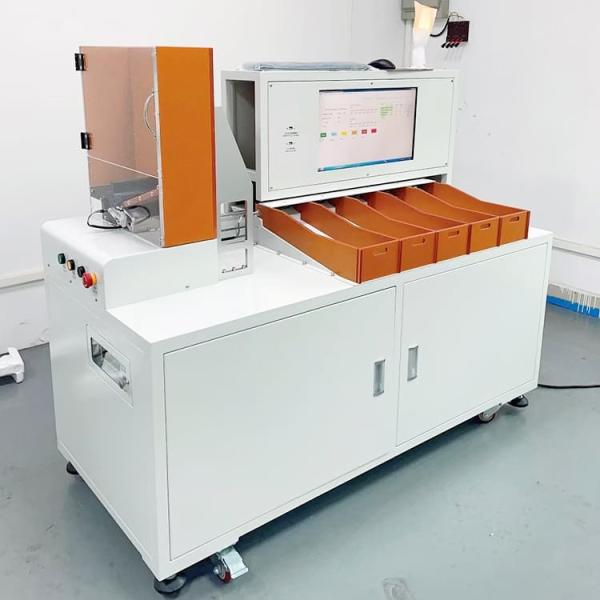 Quality High Speed Automatic Battery Sorting Machine 5 Channel For Cylindrical 32140 33138 33140 for sale