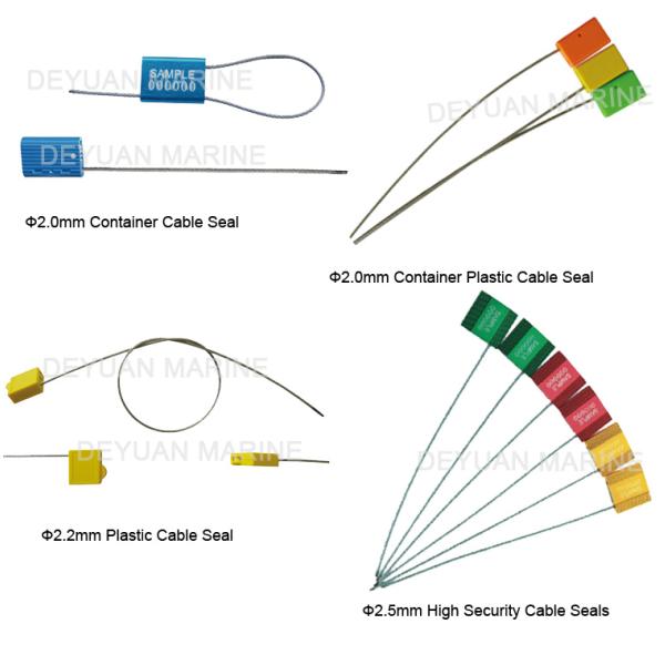 Professional Cable Seals Shipping Container Parts Yellow / Green / Orange