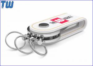 Wholesale USB 2.0 UDP Leather Keychain Flash Memory Drive 32GB USB Flash Drive from china suppliers