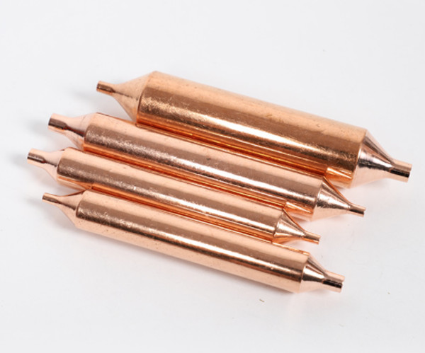 Copper Welding Heat Exchanger Components , Refrigerator Freezer Filter Drier