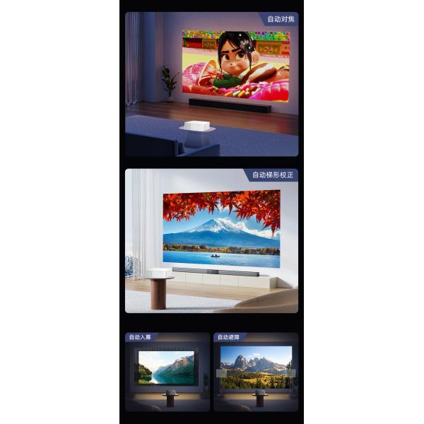2024 Y3pro Ultra HD Home Theater Projector 800 ANSI Lumens Auto Focus LED Lamp 2GB RAM and Android 9.0 Operating S
