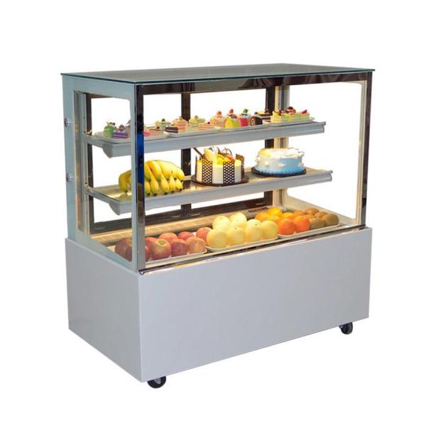 Quality Danfoss Compressor Customized Style Cake Display Freezer Dessert Showcase for sale
