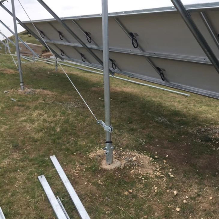 Wholesale Angle Customization Solar Panel Mounting Structure Aluminum PV Support from china suppliers