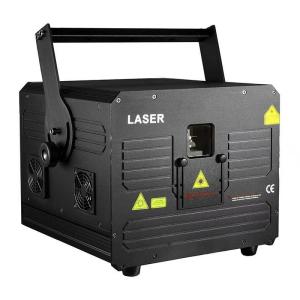 China 3W RGB 3D ILDA Laser Show Light 12CH DMX512 Animation DJ Bar Stage Laser System Projector on sale