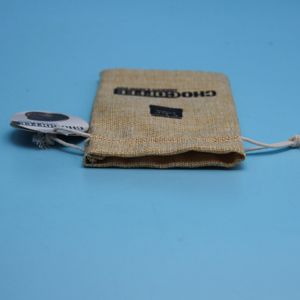 Biodegradable Pp String Cocoa Beans Jute Drawstring Bags