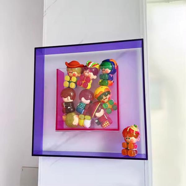 Multifunctional Wall Mounted Acrylic Photo Frame Acrylic Frame Shadow Box 30x30cm