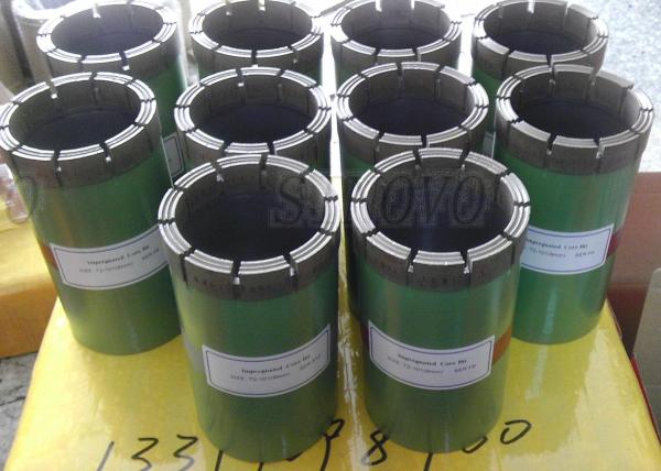Quality Diamond Core Bit / Diamond Core Drilling Tools AQ BQ NQ HQ PQ Surface Set Diamond Type for sale