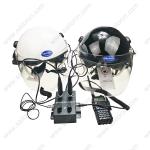 2X Paramotor helmet with intercom Paratrike intercom systercom autogyro helmet