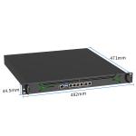 1U Rackmount Network Security Server With 12th 13th Gen Intel Core I3 I5 I7