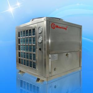 Wholesale Stainless steel air source heat pump , heating water , heat  house ,  save power , easy controling , safe and efficient from china suppliers