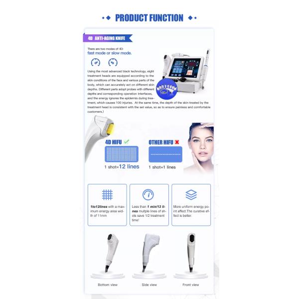 2 In1 Radar CARVING 4D Vmax Face Lifting Facial Body Tightening Machine