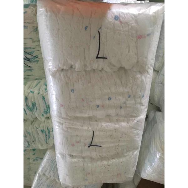 100% Usable High Absorbency Custom Printed Disposable Diapers Clear Polybag Pack