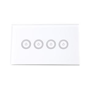 China Smart Home Light Switch , Fireproof ABS Plastic Wifi Wall Switch Never Fade on sale