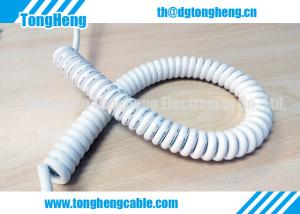 China Custom Made High Flex Coiled Retractable Cable on sale