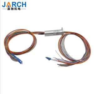 Wholesale 1 Channel Fiber Optic Rotary Joint Capsule Electro Optical Slip Ring For Optical Terminal Robot from china suppliers