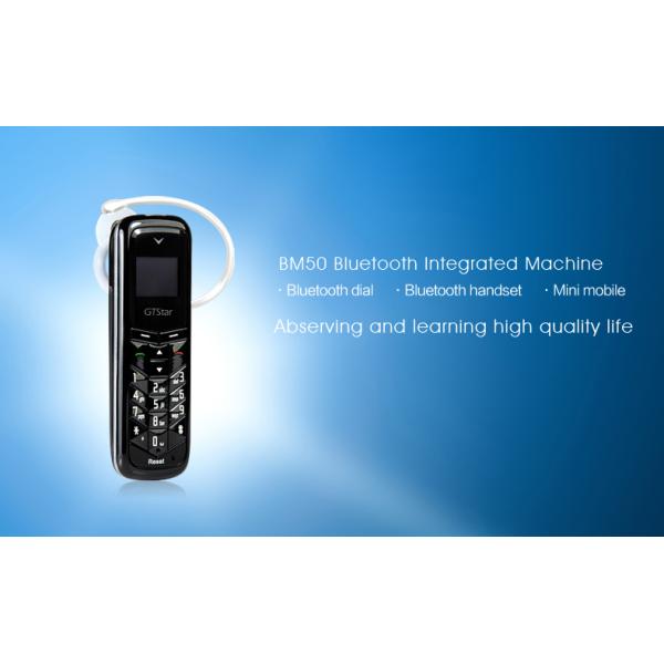 2g GTSTAR BM50 Bluetooth mini mobile phone, MTK6261D wireless portable mobile phone, small size bluetooth mobile phone