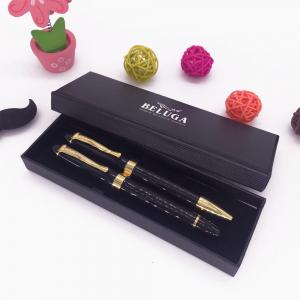 China top sale luxury double metal pen gift box packing on sale