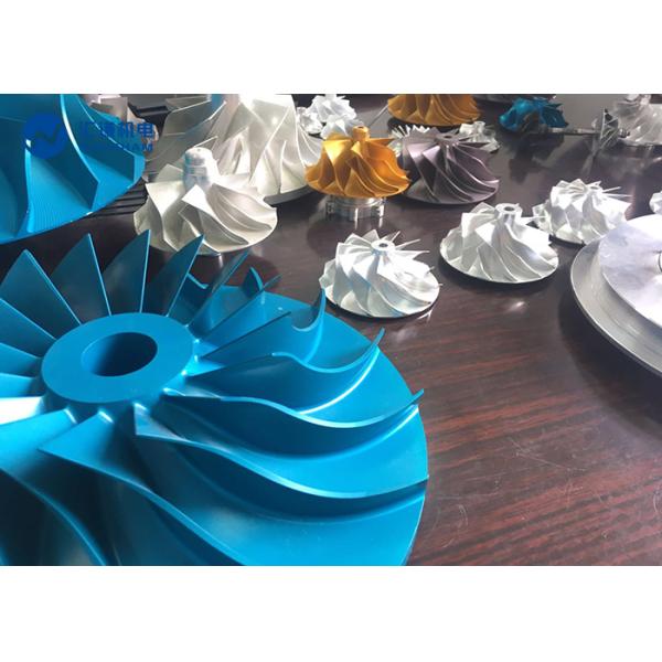 7075 Aluminum CNC Precision Components Wheel Rotor Impeller Customized Sizes