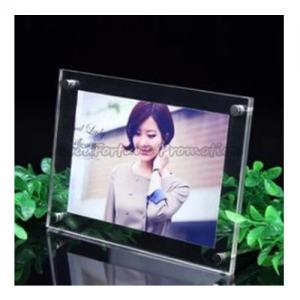 China hot Sale promotion customed printed logo Acrylic photo frame gift supplier on sale
