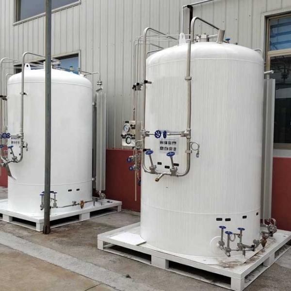 1-5m3 Microbulk Tank Liquid O2 Cryogenic Stainless Steel