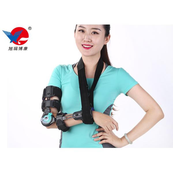 Black Removable Kids Elbow Support Built - In Protective Layer With Thick Liners