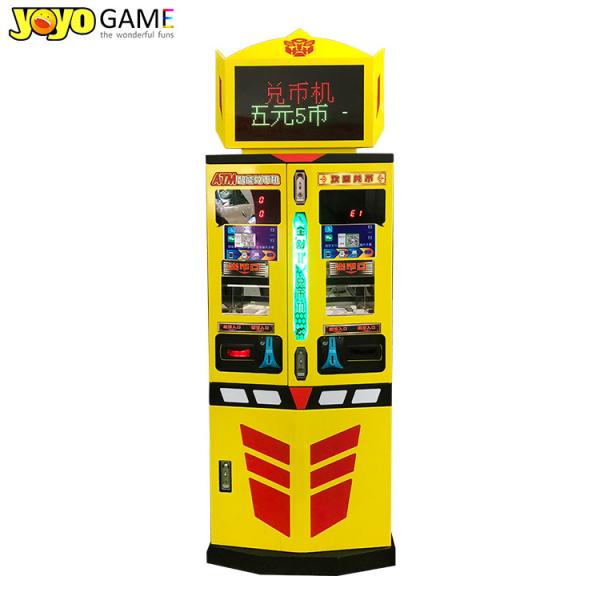 Quality Automatic Coin Changer Machine Automatic Bill Exchange Arcade Game Token Coin Change Machine for sale