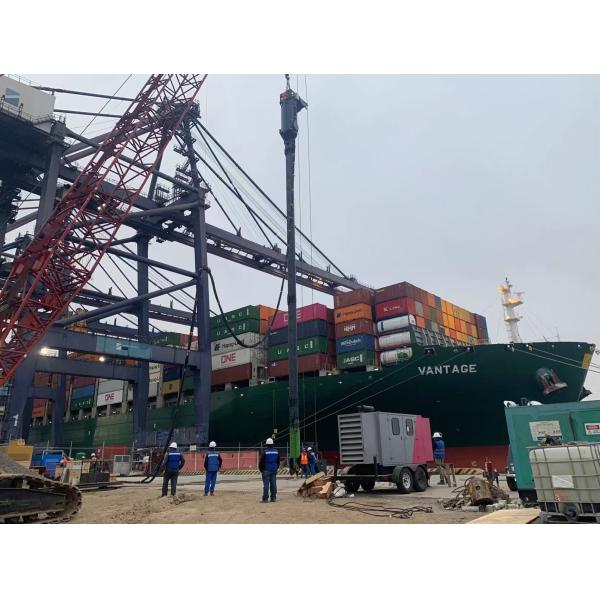 3 Phase Inverter Drive Bottom Feed Vibroflot Ground Improvement Equipment Vibro Replacement Stone Column