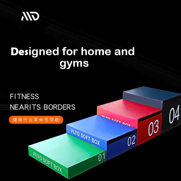 Pure Black Progressive Vaulting Box Exercise Combo Set Fitness Epuipment